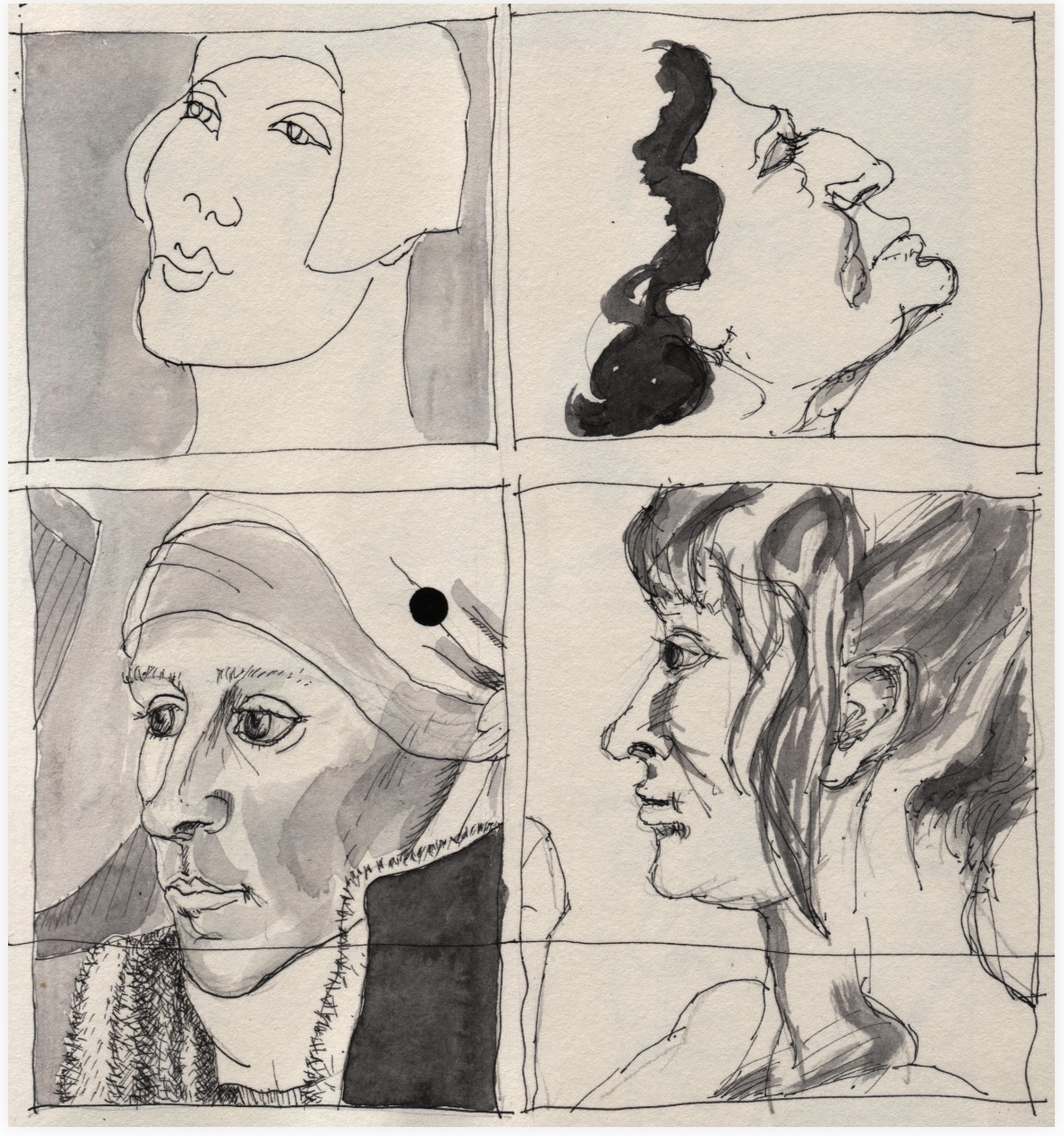 Zeichenschule - Kopf Gesicht Charakter - Jugendliche ab 12 Jahre, Erwachsene - 4 Termine