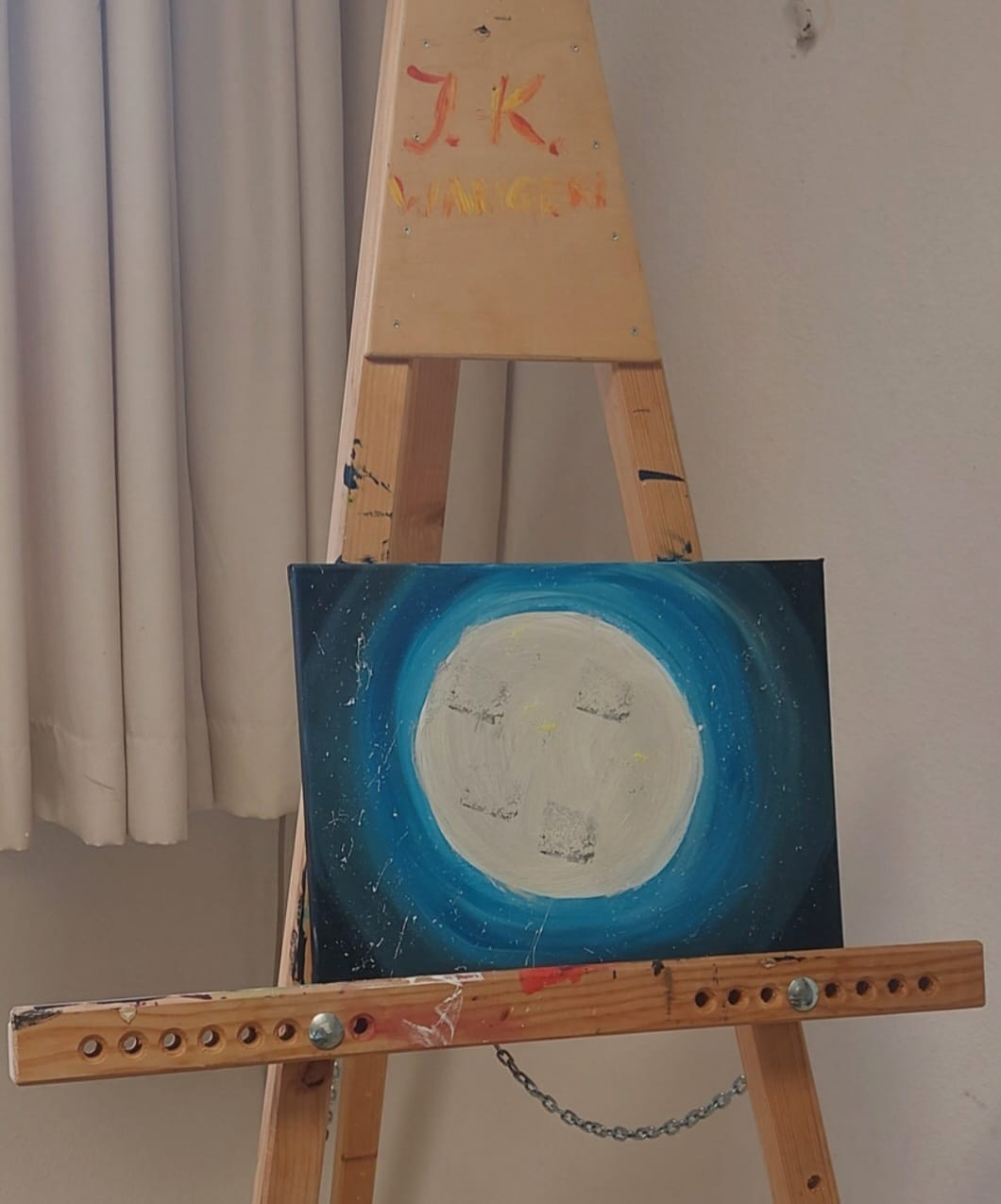 KREATIVzeit - Ein Märchen vom Vollmond ( angeleitetes Leinwand malen ) - ab 5 Jahre