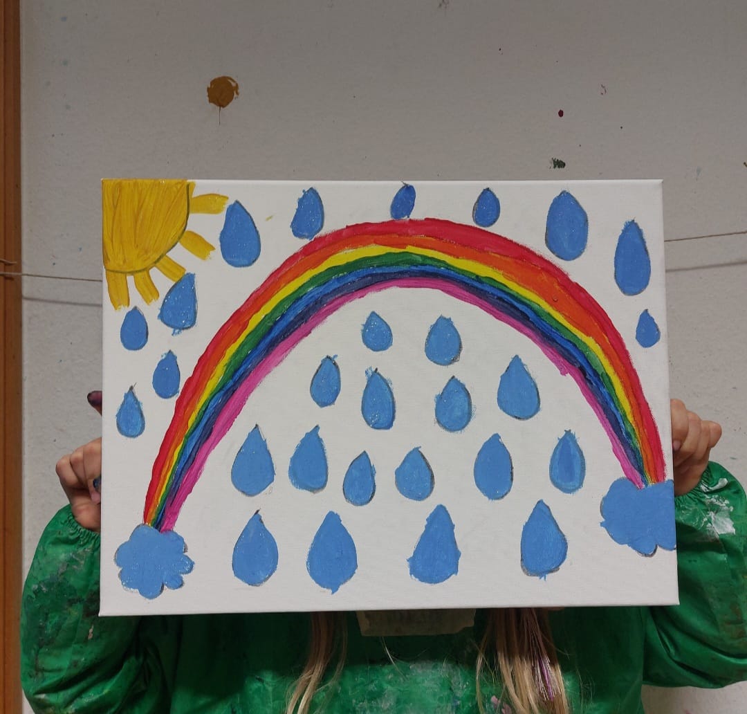 KREATIVzeit - Freies Malen auf Leinwand - ab 5 Jahre