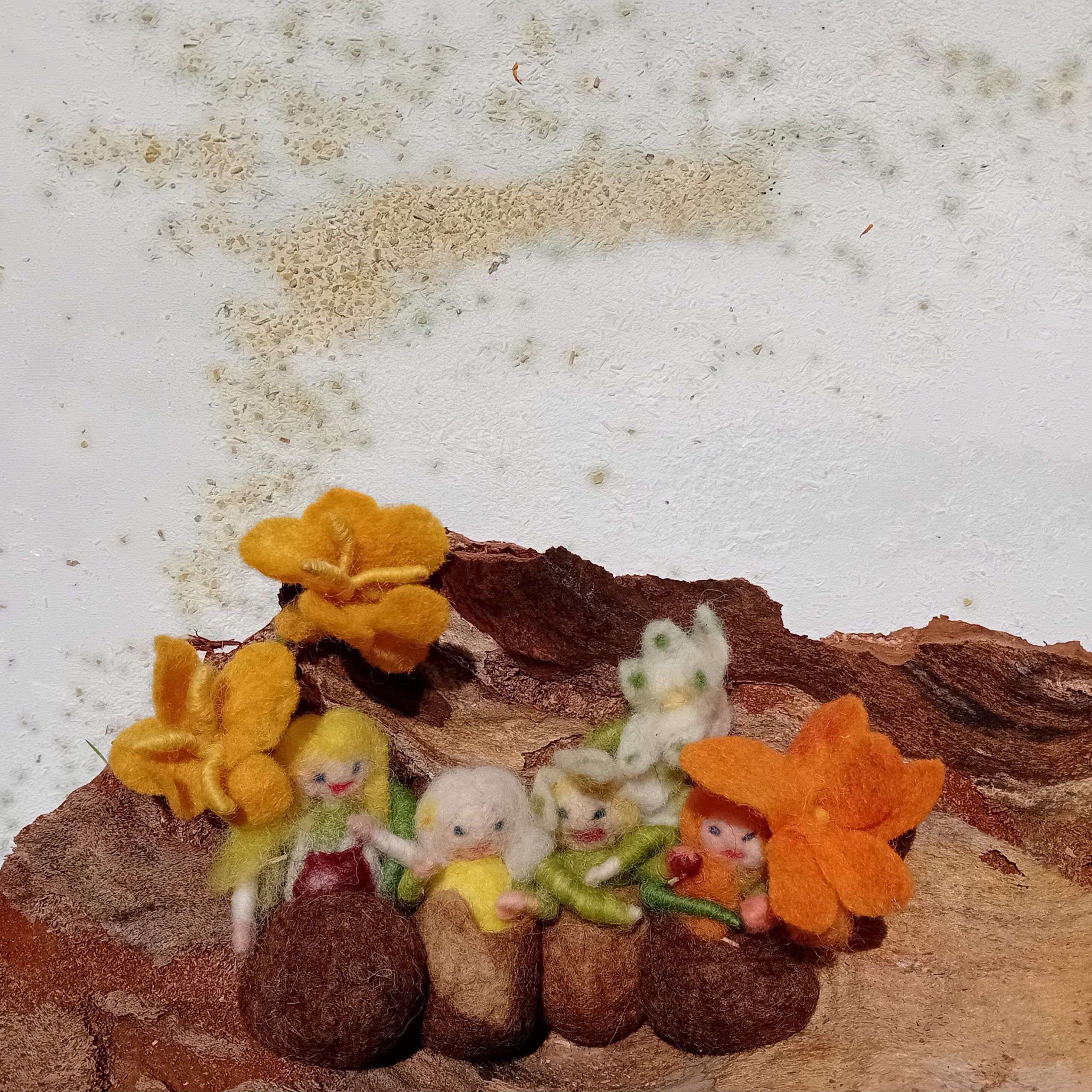 Osterferien - Frühblüher filzen